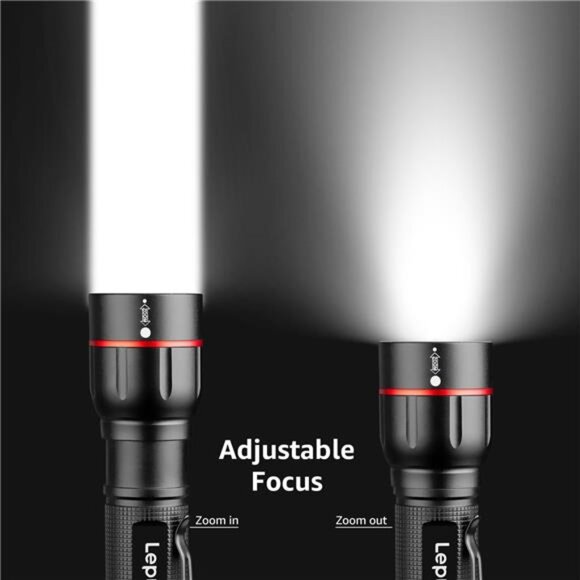 2-Packs LED Flashlights with Clip , LE2050 High Lumen, 5 Lighting Modes, - Picture 6 of 7